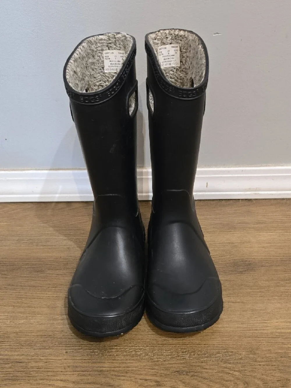 Bogs Kids Black Insulated Rain & Snow Boots